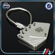 2016 new design laser poker rope keychain shapes for sale